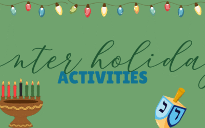 Winter Holidays Toddler/PreK/TK Art Projects